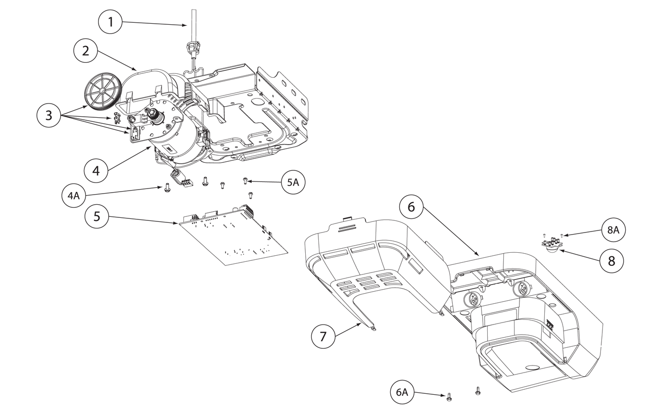 Genie Garage Door Opener 38877rs Circuit Board